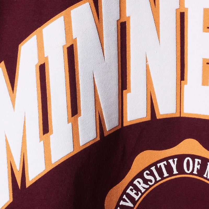 Women's Pressbox Maroon Minnesota Golden Gophers Edith Long Sleeve Oversized Top