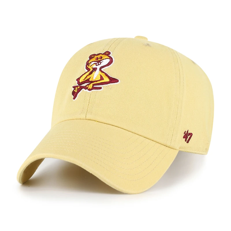 Casquette ajustable de nettoyage des Golden Gophers du Minnesota pour jeunes 1947, couleur marron