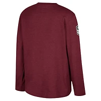 Youth Colosseum Heather Maroon Minnesota Golden Gophers OHT Military Appreciation Oorah Long Sleeve T-Shirt