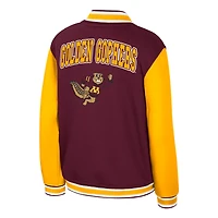 Youth Colosseum Maroon Minnesota Golden Gophers Grand Tour Full-Zip Bomber Jacket