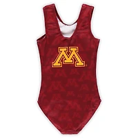 Youth Maroon Minnesota Golden Gophers Spirit Leotard