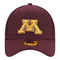 Casquette ajustable New Era 9FORTY A-Frame marron Minnesota Golden Gophers pour jeunes