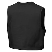 Girls Youth Nike Black Minnesota Lynx 2026 Authentic Practice Sleeveless Cropped T-Shirt