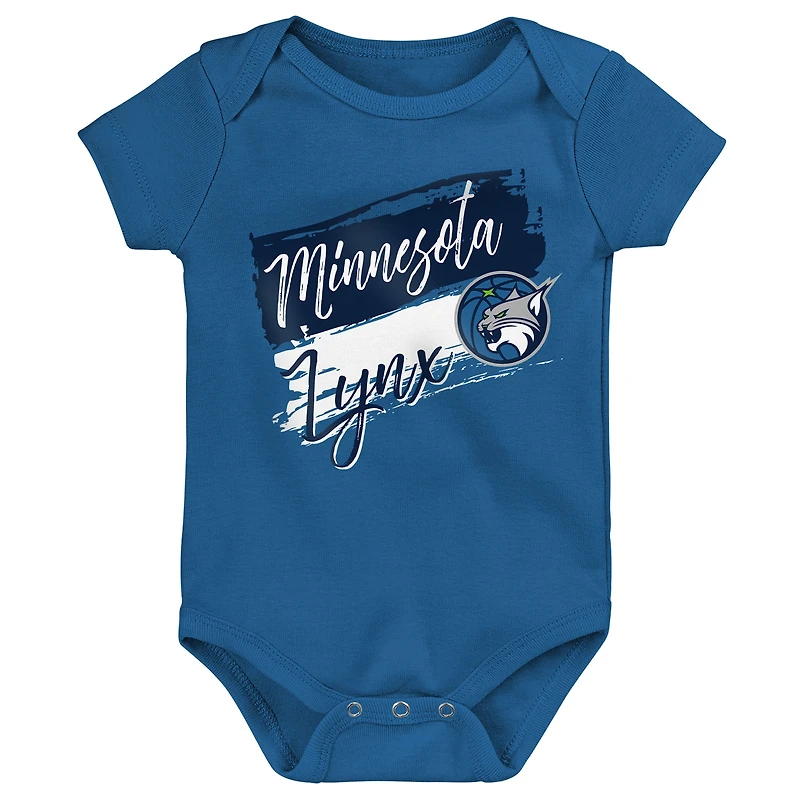 Ensemble de body 3 pièces pour bébé Outerstuff Minnesota Lynx Destiny