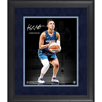 Kayla McBride Minnesota Lynx Facsimile Signature Framed 11" x 14" Spotlight Photograph