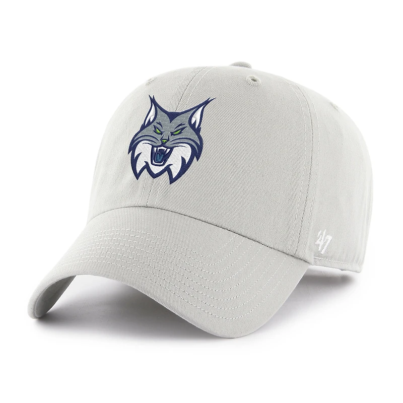 Men's '47 Gray Minnesota Lynx Core Logo Clean Up Adjustable Hat