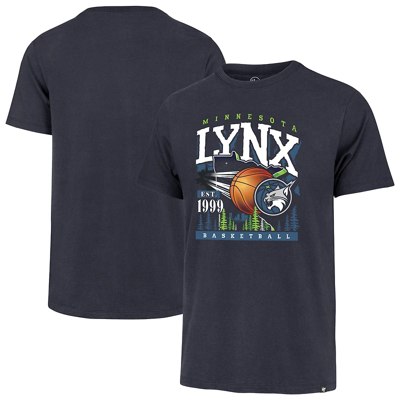 T-shirt bleu marine « 47 » pour homme, motif régional Minnesota Lynx, Franklin