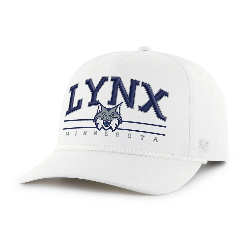 Casquette ajustable Roscoe Hitch Rope blanche Minnesota Lynx 1947 pour homme