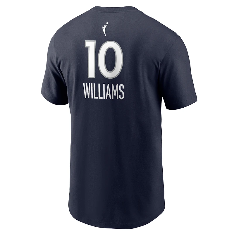 Men's Nike Courtney Williams Navy Minnesota Lynx Explorer Edition Name & Number T-Shirt