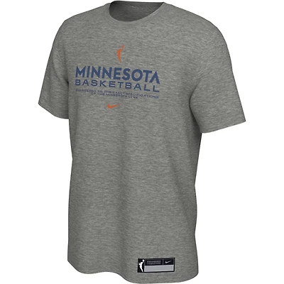 Men's Nike  Gray Minnesota Lynx On-Court Legend Essential Practice Performance T-Shirt