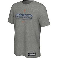 Men's Nike  Gray Minnesota Lynx On-Court Legend Essential Practice Performance T-Shirt