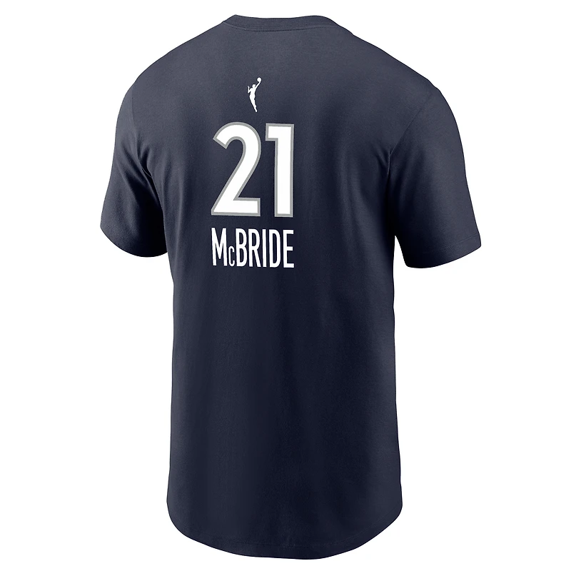 Men's Nike Kayla McBride Navy Minnesota Lynx Rebel Edition Name & Number T-Shirt