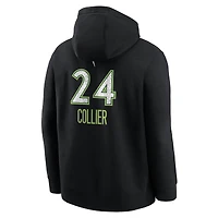 Men's Nike Napheesa Collier Black Minnesota Lynx Rebel Edition Name & Number Pullover Hoodie