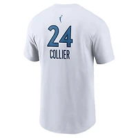 Men's Nike Napheesa Collier White Minnesota Lynx Name & Number Heroine Edition T-Shirt