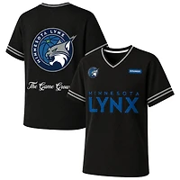 Men's round21  Black Minnesota Lynx Soccer Jersey