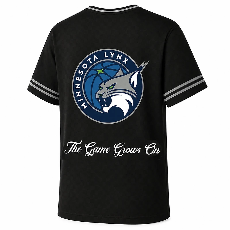 Men's round21  Black Minnesota Lynx Soccer Jersey