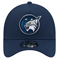 Unisex New Era  Navy Minnesota Lynx Core Logo A-Frame 9FORTY Adjustable Hat