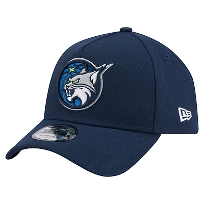 Unisex New Era  Navy Minnesota Lynx Core Logo A-Frame 9FORTY Adjustable Hat
