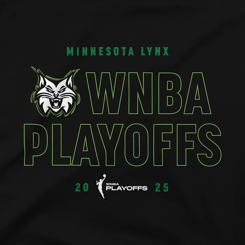 T-shirt unisexe noir Minnesota Lynx 2025 WNBA Playoffs Definition
