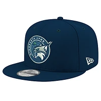 Casquette snapback unisexe New Era bleu marine avec logo Minnesota Lynx 9FIFTY