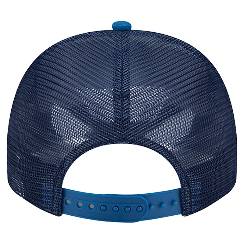 Unisex New Era White/Navy Minnesota Lynx Banner Foam Front 9FIFTY A-Frame Adjustable Trucker Hat