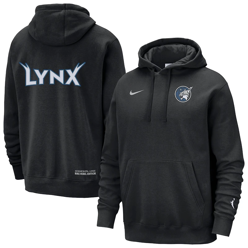 Sweat à capuche unisexe Nike noir Minnesota Lynx Standard Issue Rebel Edition