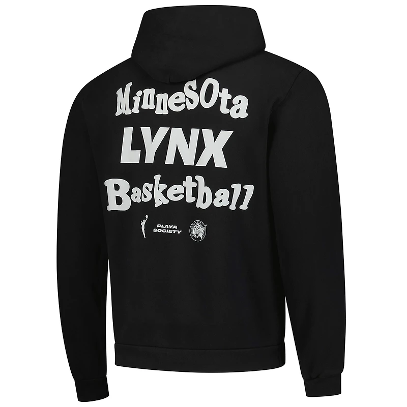 Unisex Playa Society Black Minnesota Lynx Team Pullover Hoodie