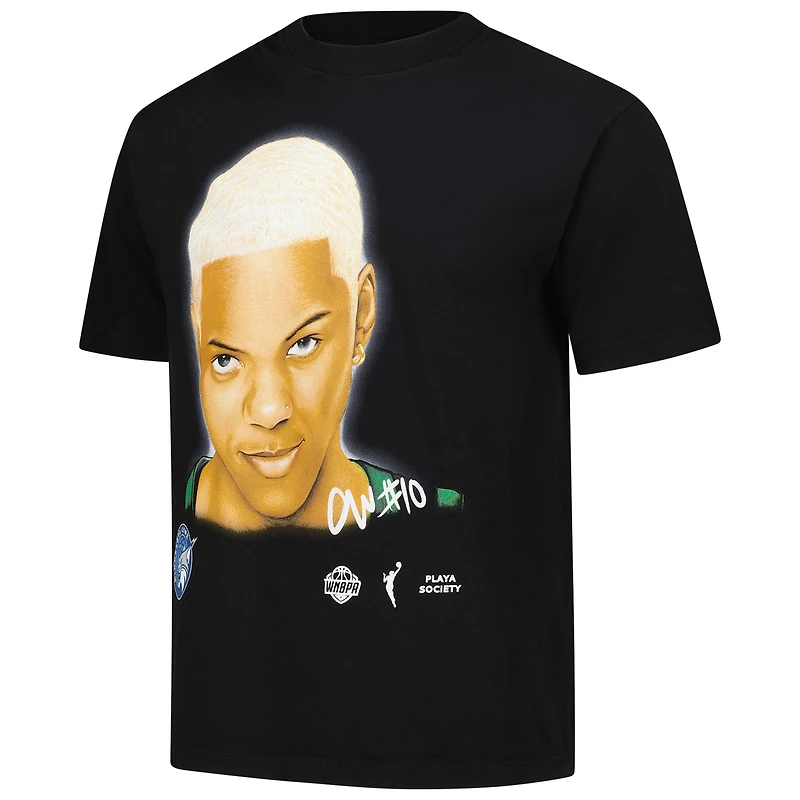 Unisex Playa Society Courtney Williams Black Minnesota Lynx Sketch T-Shirt