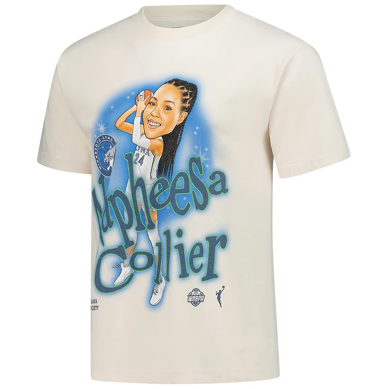T-shirt unisexe à motif esquisse des Lynx du Minnesota, Napheesa Collier, de la Playa Society