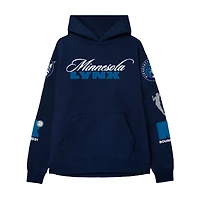 Sweat à capuche unisexe bleu marine des Minnesota Lynx de la série Round21
