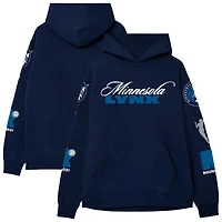 Sweat à capuche unisexe bleu marine des Minnesota Lynx de la série Round21