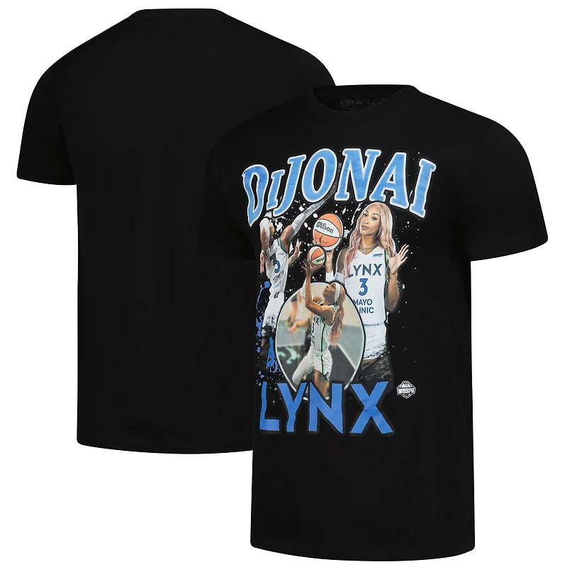 Unisex Stadium Essentials DiJonai Carrington Black Minnesota Lynx Crossroads T-Shirt