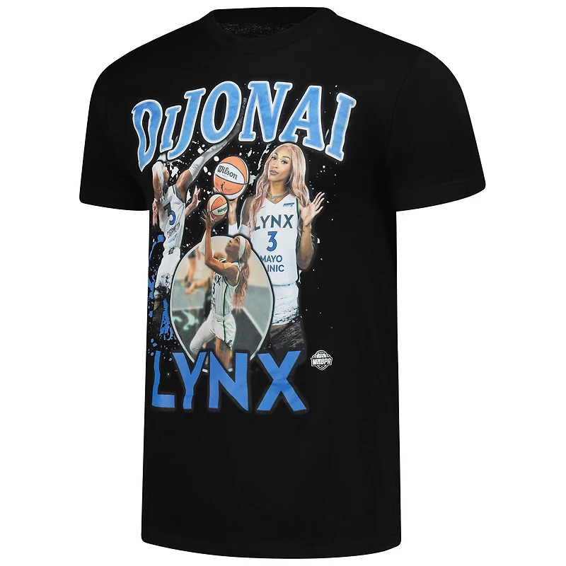 Unisex Stadium Essentials DiJonai Carrington Black Minnesota Lynx Crossroads T-Shirt