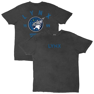 Unisex Stadium Essentials Heather Black Minnesota Lynx Oversized Vintage Wash T-Shirt