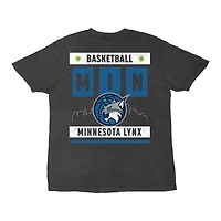 Unisex Stadium Essentials Heather Black Minnesota Lynx Relaxed Fit Big Shot Vintage Wash T-Shirt