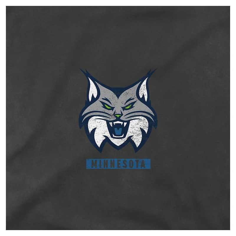 Unisex Stadium Essentials Heather Black Minnesota Lynx Relaxed Fit Big Shot Vintage Wash T-Shirt