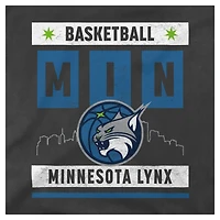Unisex Stadium Essentials Heather Black Minnesota Lynx Relaxed Fit Big Shot Vintage Wash T-Shirt