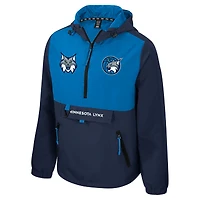 Veste unisexe Stadium Essentials bleu marine/bleu Minnesota Lynx Legends Challenger à quart de zip