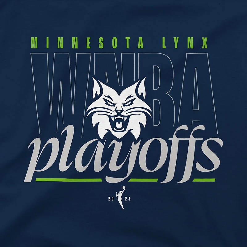 T-shirt unisexe Stadium Essentials bleu marine Minnesota Lynx 2024 WNBA Playoffs Roar