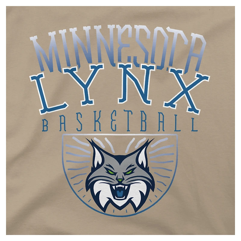 Unisex Stadium Essentials Sand Minnesota Lynx Rays Up Urban Premium Relaxed Fit T-Shirt