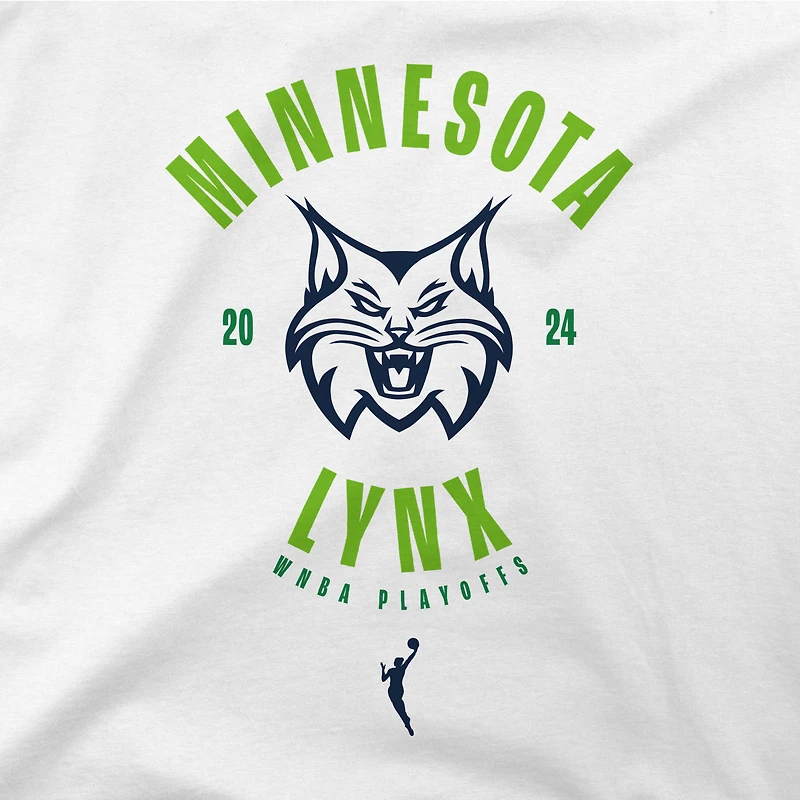 T-shirt unisexe Stadium Essentials blanc Minnesota Lynx 2024 WNBA Playoffs Eyes