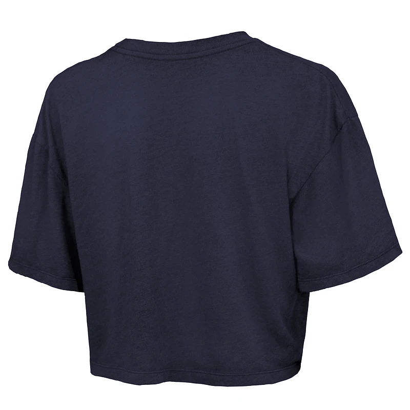 Haut court à rayures bleu marine Minnesota Lynx pour femme Majestic Threads