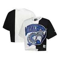 T-shirt court et boxy blanc pour femme New Era Minnesota Lynx Team Split