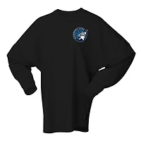 Women's Spirit Jersey Black Minnesota Lynx Oversized Preppy City Long Sleeve T-Shirt