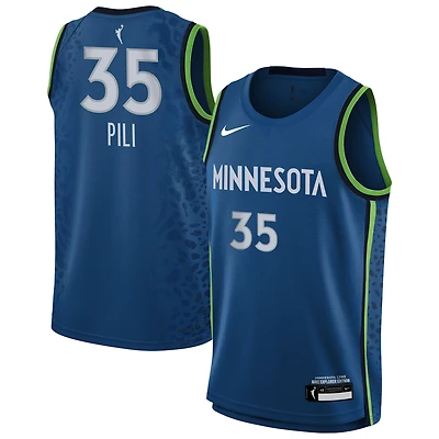 Maillot Swingman Nike Alissa Pili bleu Minnesota Lynx Explorer Edition pour enfant