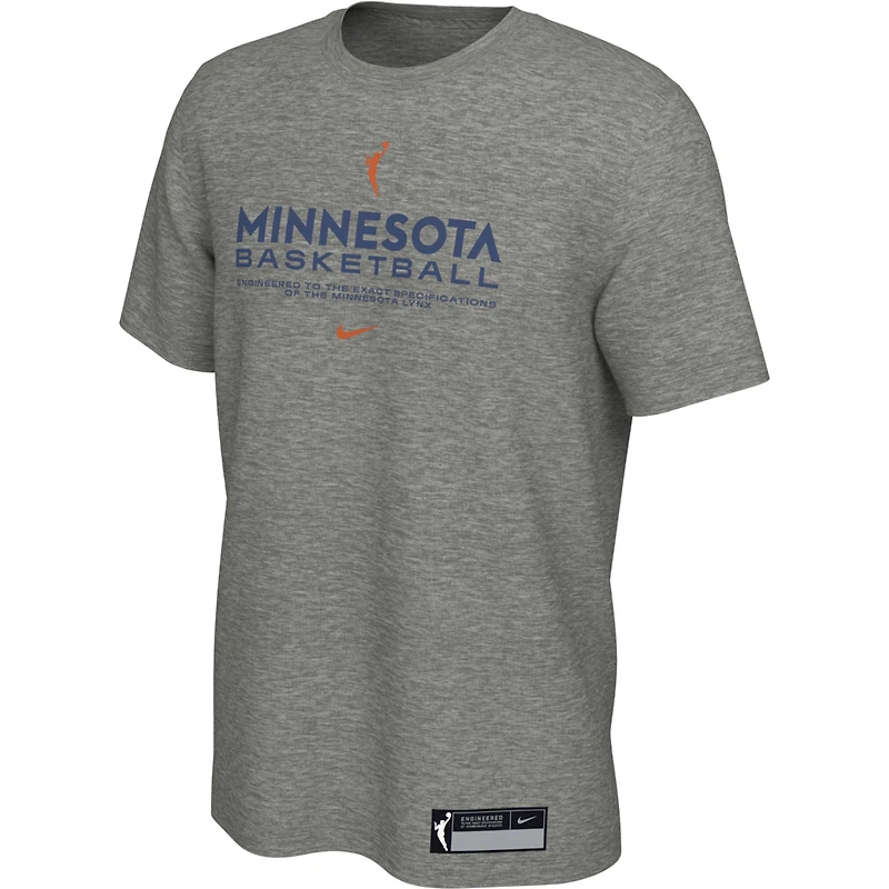 Youth Nike Heather Gray Minnesota Lynx Legend Practice Performance T-Shirt