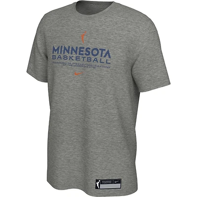Youth Nike Heather Gray Minnesota Lynx Legend Practice Performance T-Shirt