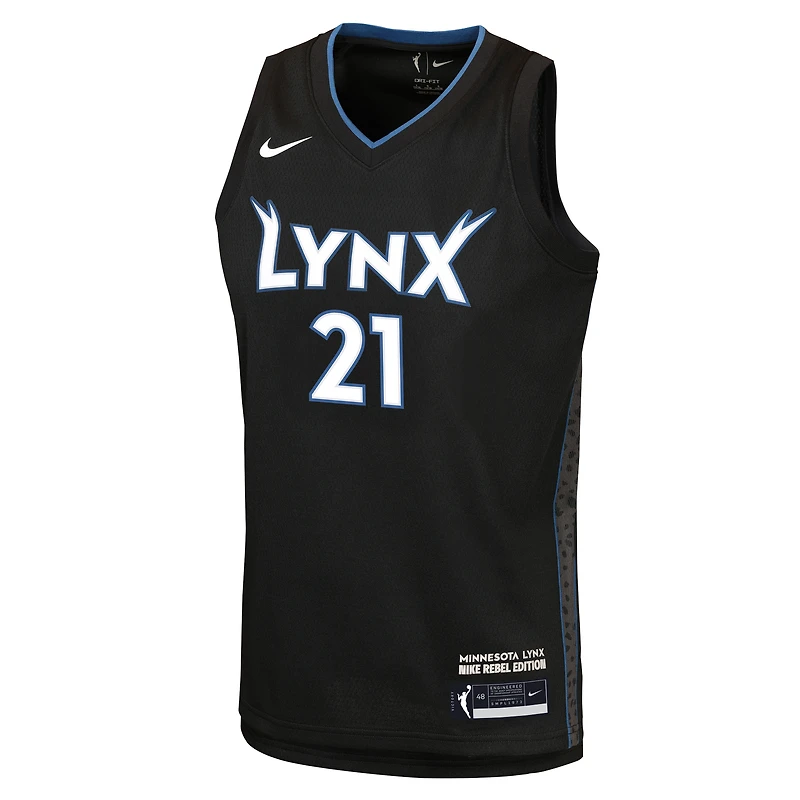 Youth Nike Kayla McBride Black Minnesota Lynx Victory Jersey - Rebel Edition