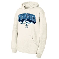 Sweat à capuche en polaire épaisse naturelle Minnesota Lynx pour jeunes