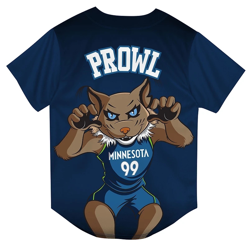 Maillot de mode en maille pour jeunes Outerstuff Navy Minnesota Lynx Mascot Friend
